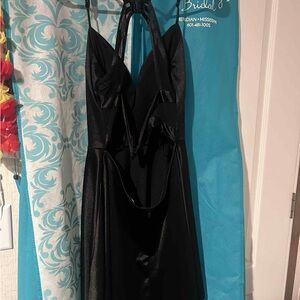 Black cocktail dress